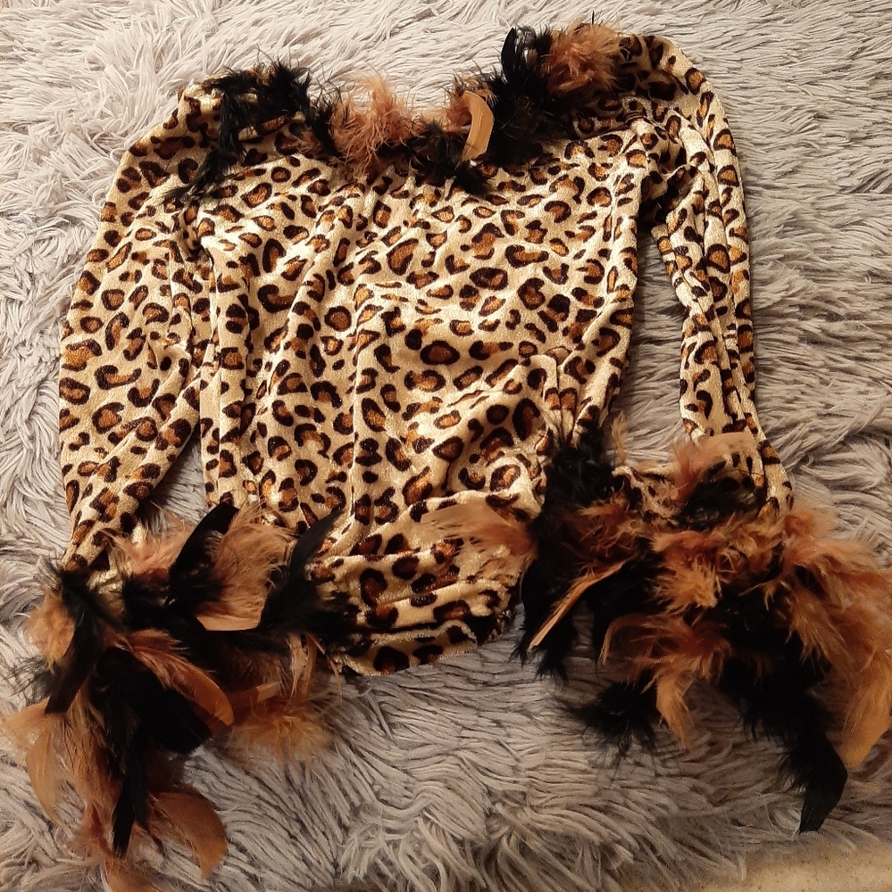 Princess Paradise  Cheetah  Leotard Size XS (3-4)